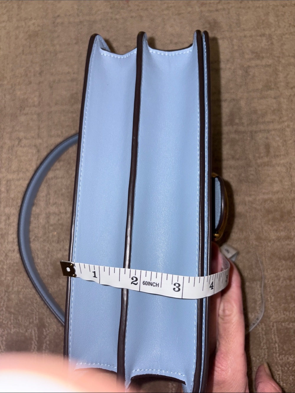 Coach Tabby Shoulder Bag in Bluebell with matching Coach Essential wallet - Picture 5 of 16